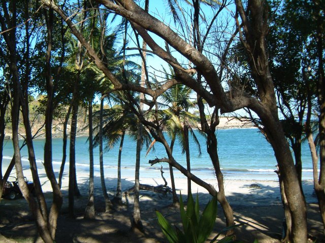 sheltered place at the beach